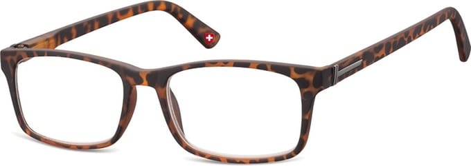 Montana Leesbril Mr73a Rechthoekig Turtle Bruin Sterkte +2.00
