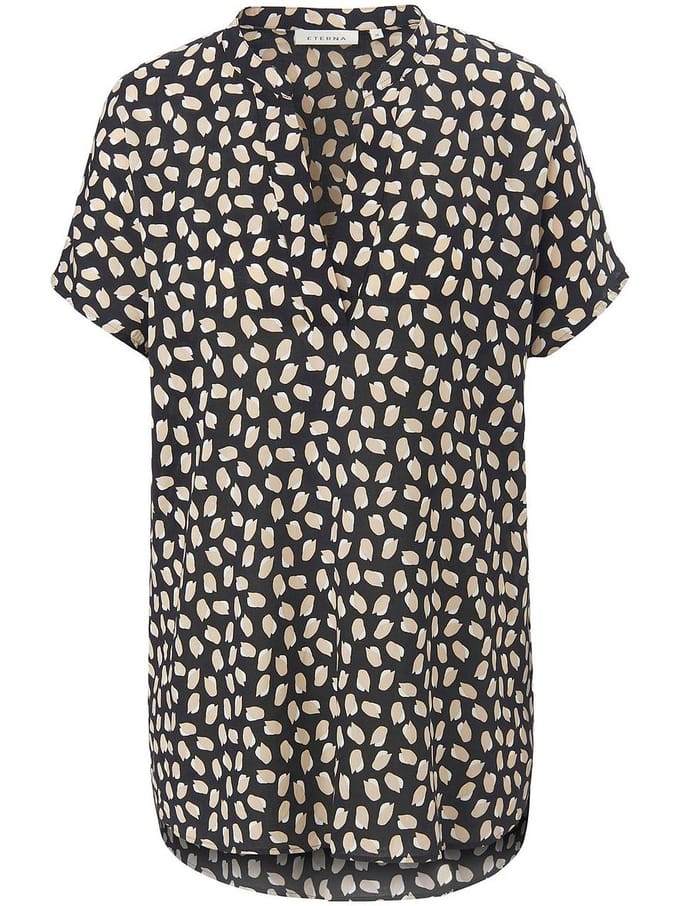 Shirt korte mouwen Van Eterna zwart