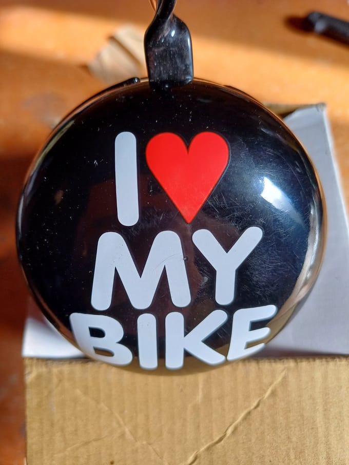 fietsbel I Love My Bike 80 mm