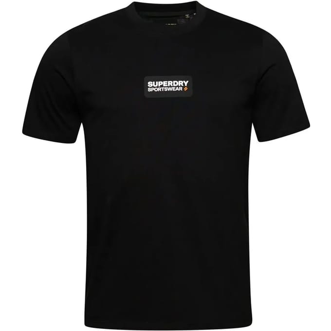 Superdry Code Tech Graphic Loose T-shirt Met Korte Mouwen Zwart L Man