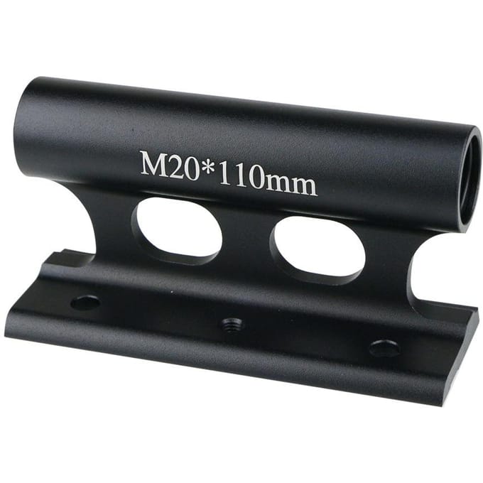Supports de Fourche de Vélo à Libération Rapide Porteurs d'Axe Traversant Bloc de Fourche Avant Porteurs de Porte-Bagages de Toit de Voiture pour 20x110mm noir