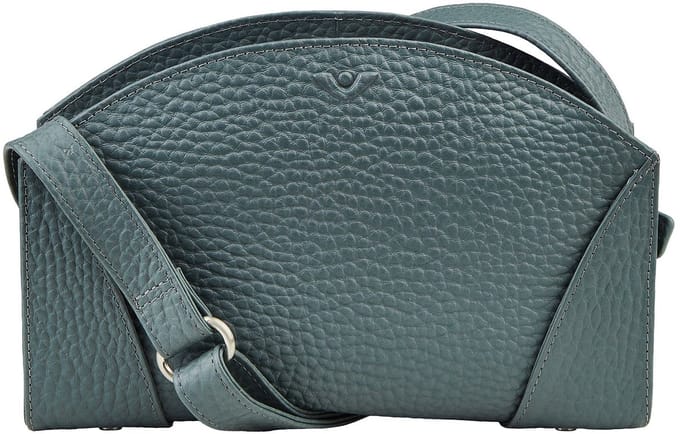 VOi Leren schoudertas Madison Crossbody Bag Mint groengrijs