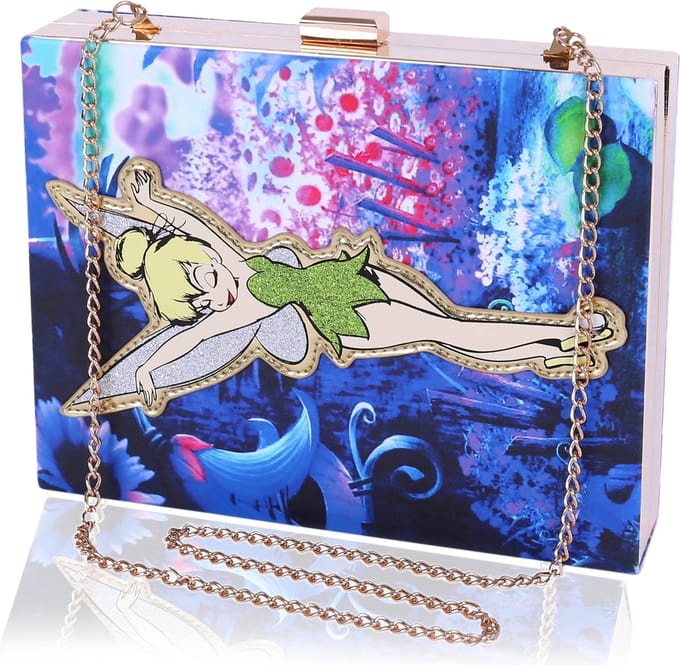 DISNEY Tinker Bell - Kleurrijke clutch tas