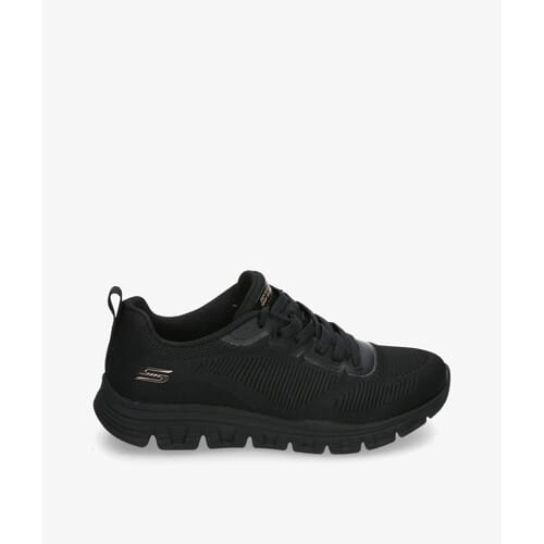 Skechers BOBS B Lite Textiel Dames Zwarte Sneakers