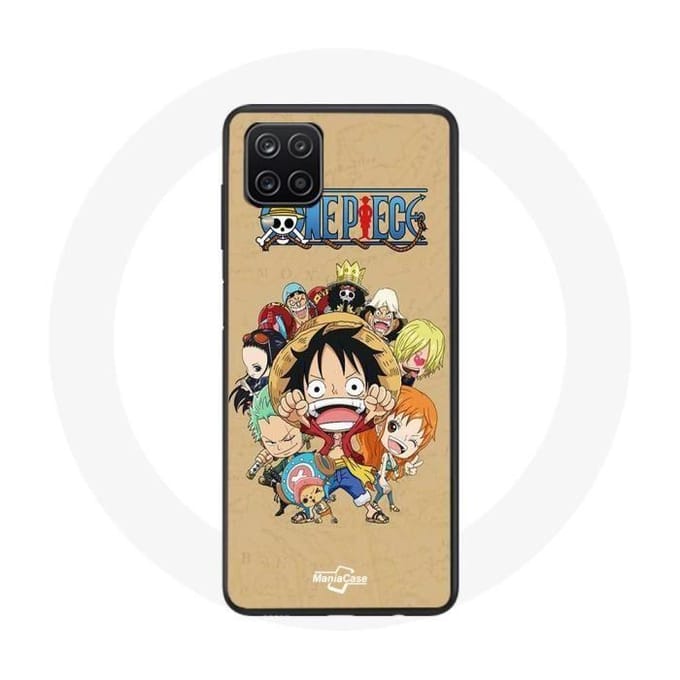 Coque Samsung Galaxy A12 One piece Manga Equipage du Chapeau de Paille