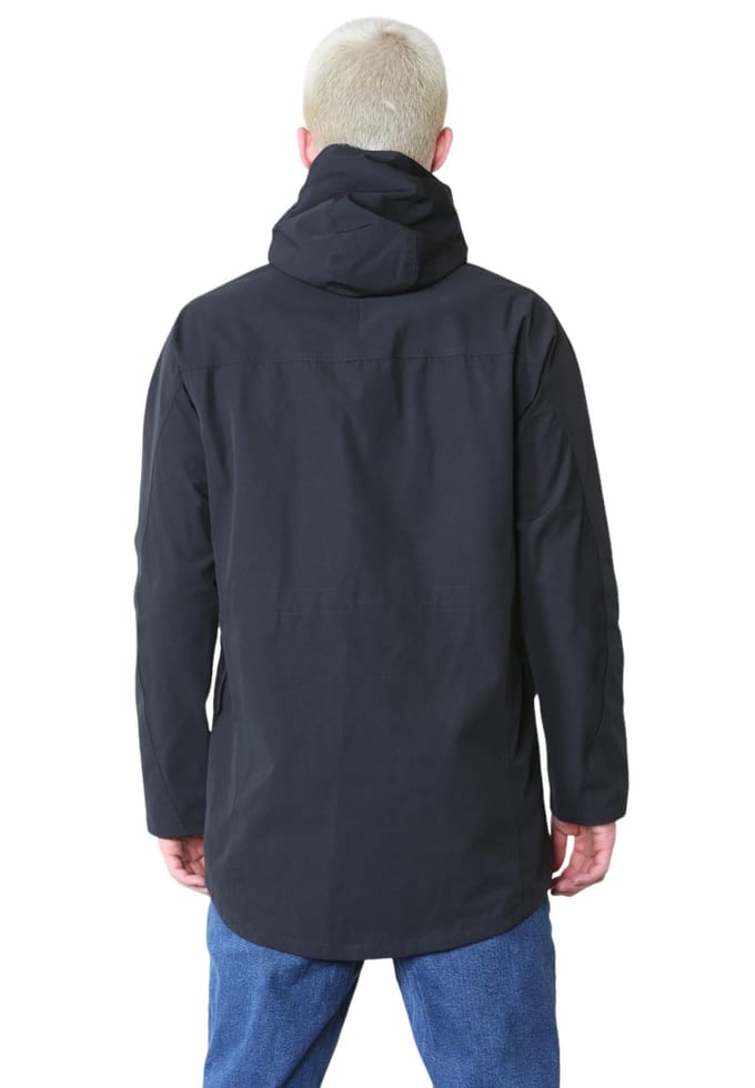 Marks and Spencer Katoen Blend Hooded Mac Stormwear Jacket