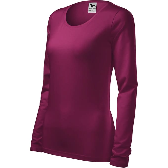 Dames-T-shirt met lange mouwen Malfini Slim 139