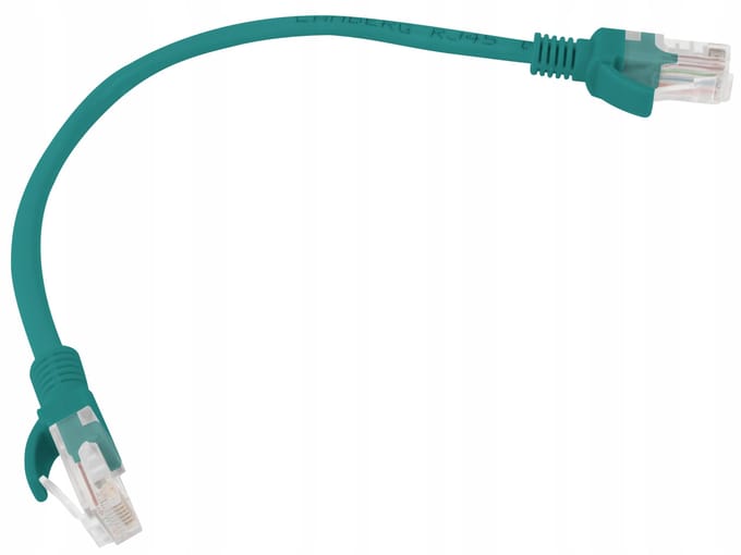Lanberg Patchcord Kabel Utp Cat.5E 0,25M Groen 10-Pack Voor Installatie