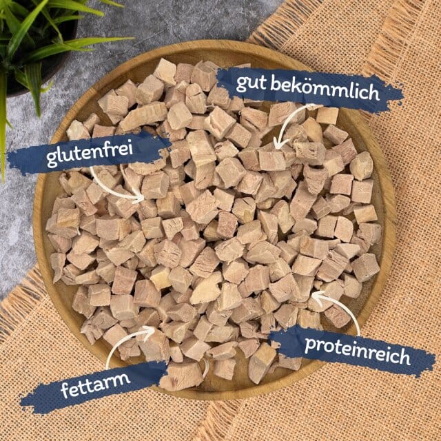 200 g Lyra Pet® gevriesdroogde eendenborstblokjes