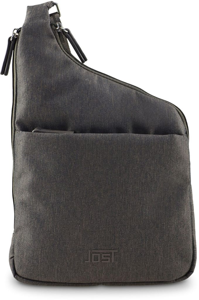 JOST schoudertas Bergen Crossbody Bag Taupe