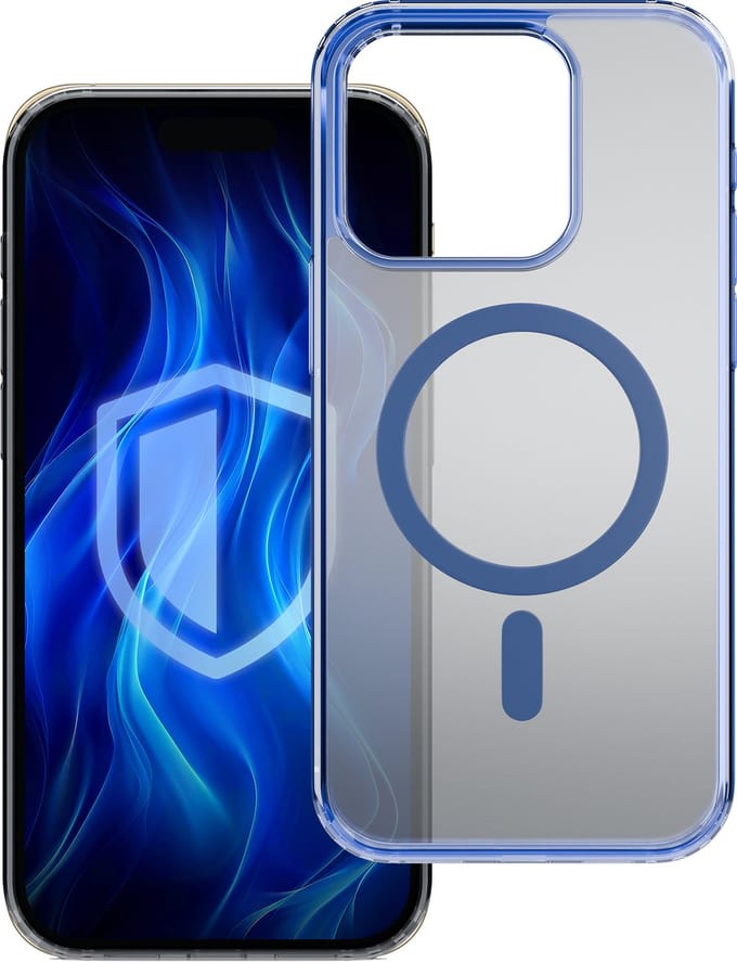 Apple iPhone 16 Pro Max - 3mk Frosty MagCase Blauw