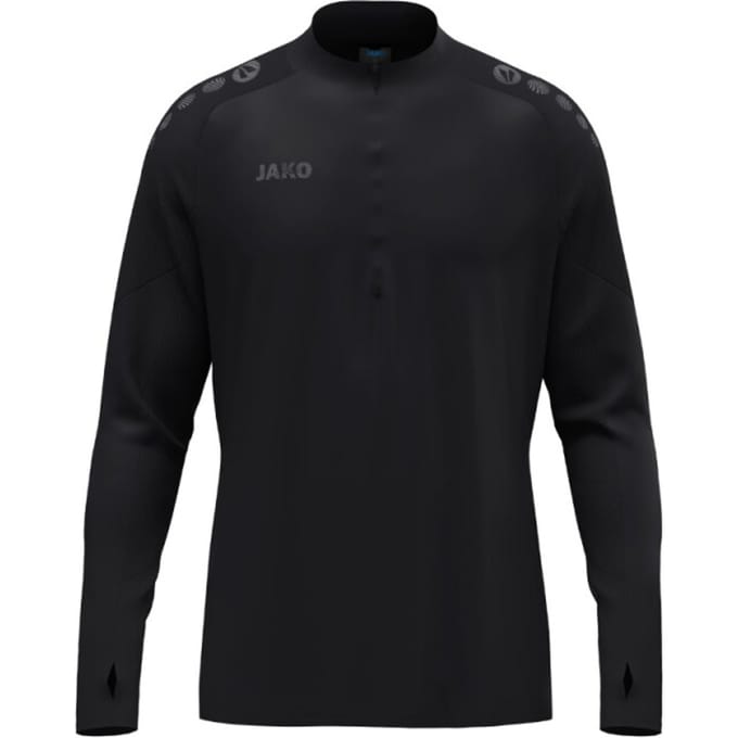 Jako Light Flow Ziptop Kinderen - Zwart | Maat: 140