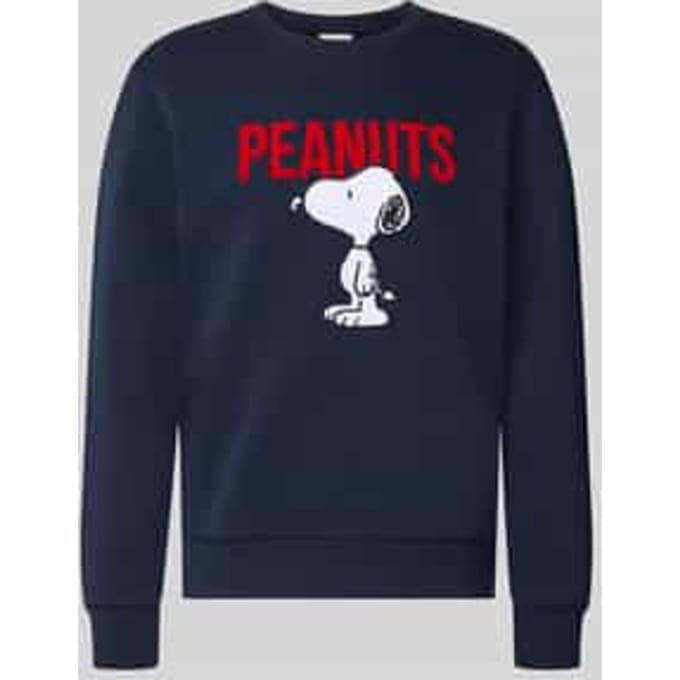 Tom Tailor - Sweatshirt met Snoopy-print - Maat L - sky captain blue