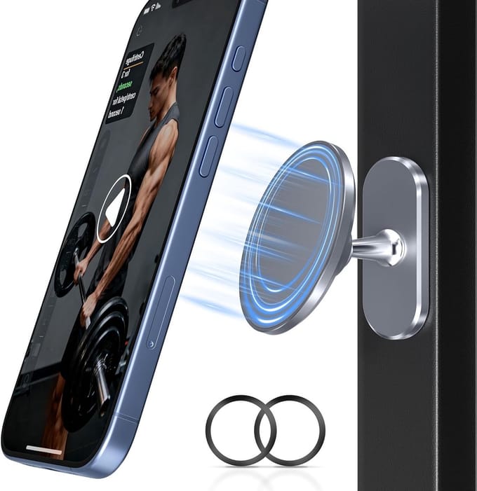 Duale Magnetische Telefoon Dumbbell voor Efficiënte Training en Handige Smartphone Bevestiging