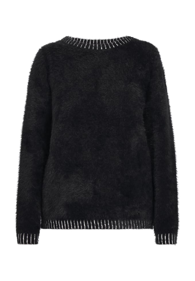 usha Jumper Dames zwart en wit