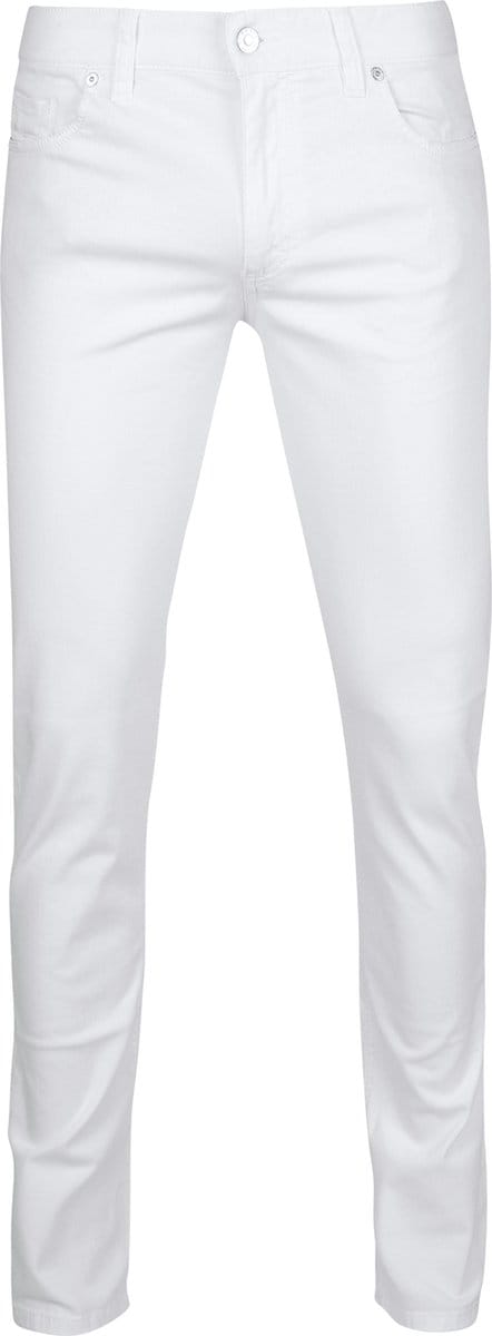 Alberto Pipe Denim Wit - Maat W 32 - L 34 - Heren - Jeans