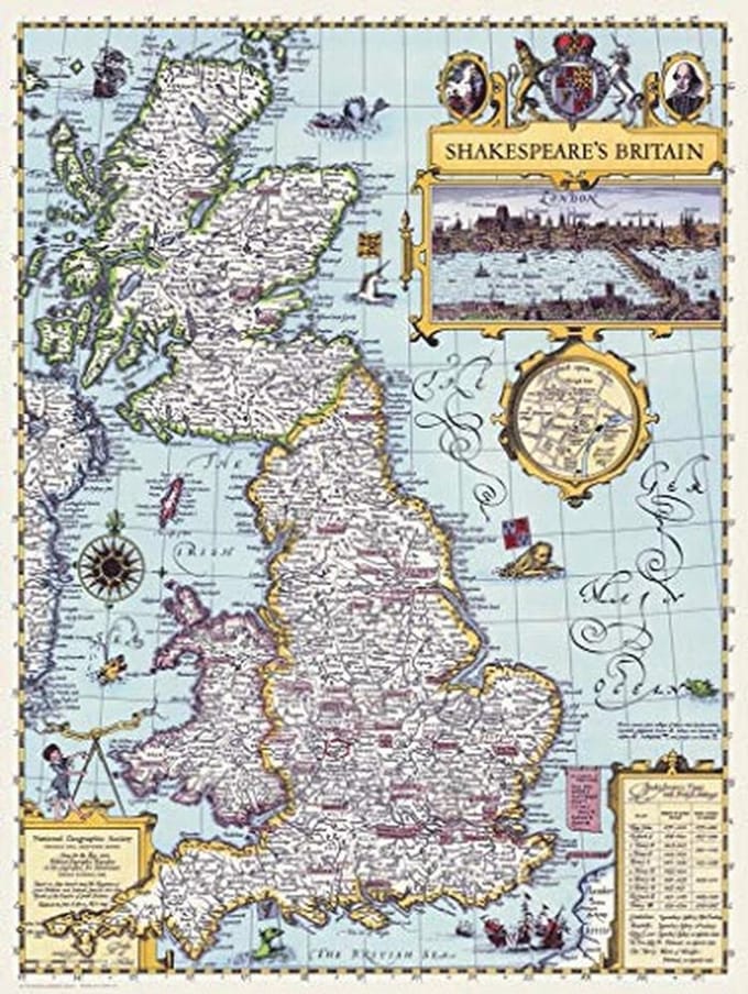 Britain Puzzle 1000 Stukken van National Geographic