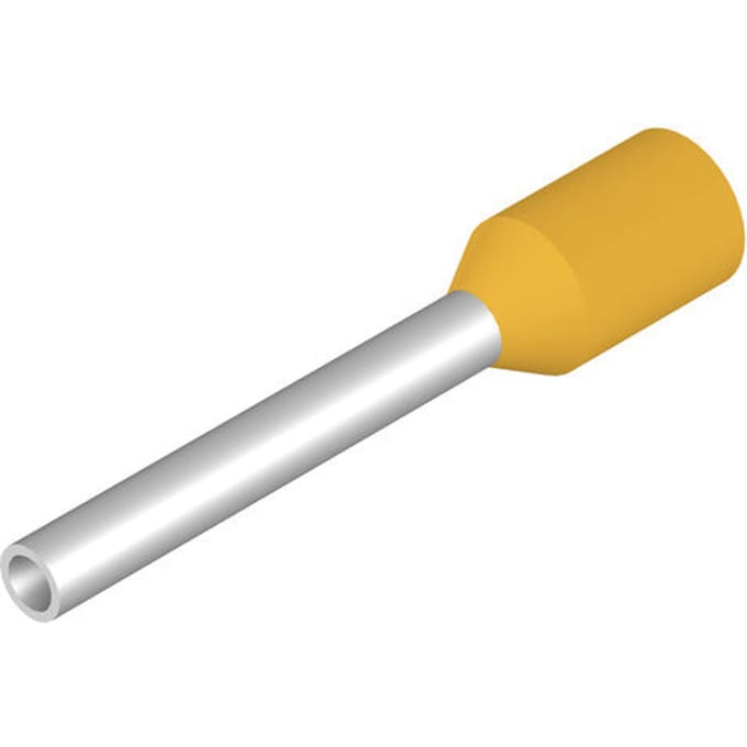 Weidmüller 9021020000 Adereindhulzen 0.25 mm² Deels geïsoleerd Geel 500 stuk(s)