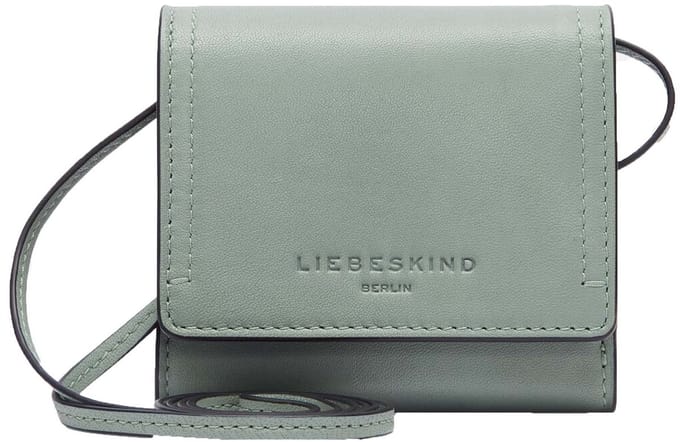 LIEBESKIND BERLIN Leren Portemonnee Sky Sheep Natural Wallet Forest Green Groene