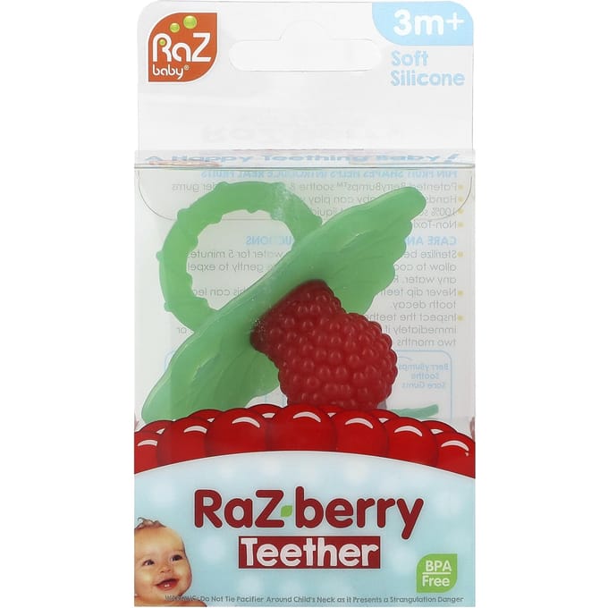 RaZbaby, RaZ-berry teeter, 3 mois ou plus, vert/rouge, 1 pièce white