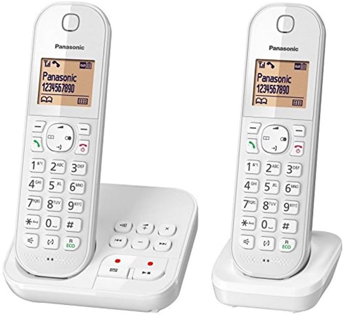 Draadloze DECT telefoon met antwoordapparaat en blokkeerfunctie