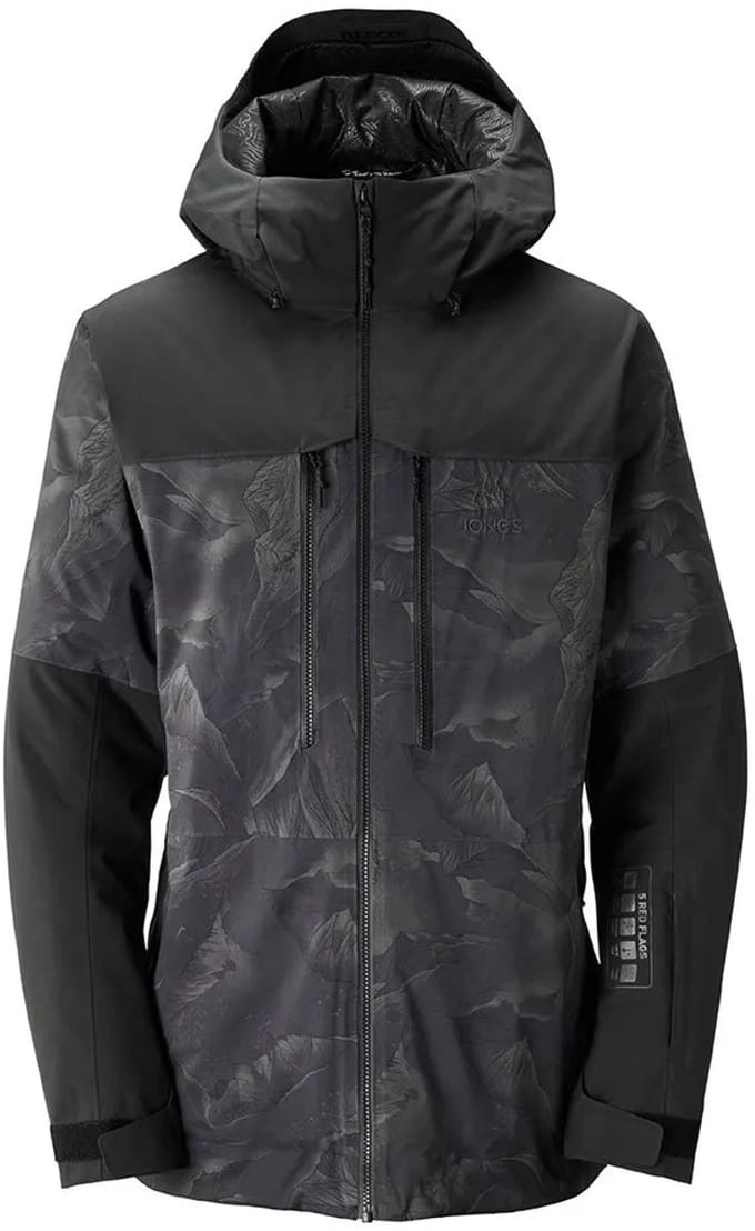 Jones Mtn Surf Recycled Jas Grijs S Man