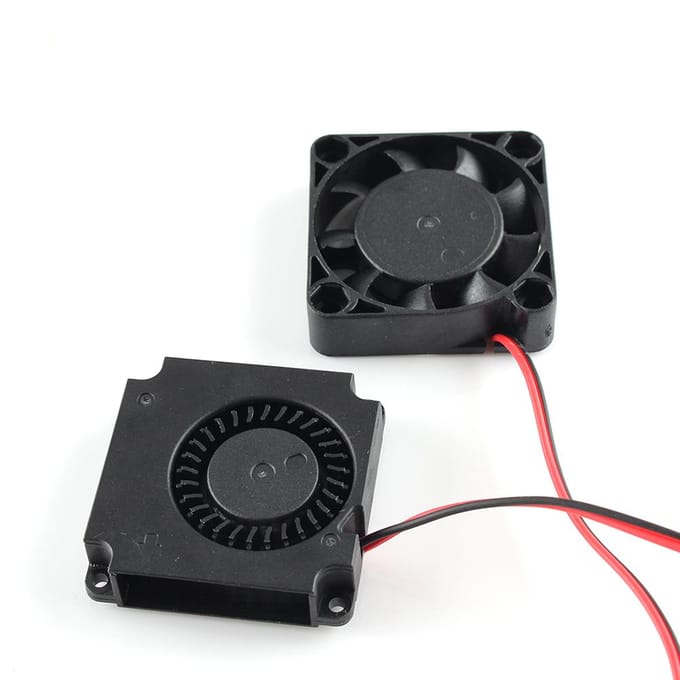 DC 24V Extruder Hot End Ventilator en Turboventilator Compatibel voor Creality Ender 3Ender 3 Pro 3D-printer gray