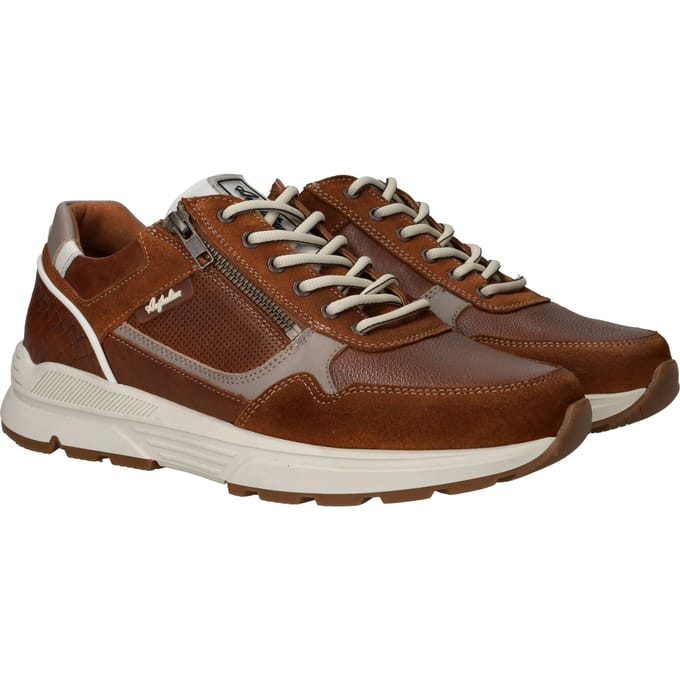 Heren Sneakers Australian Connery Cognac - Maat 44