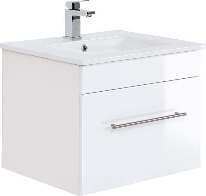 Wastafelkast Ivar Wit - Breedte 61.5 cm - Hoogte 49.7 cm - Diepte 46.5 cm