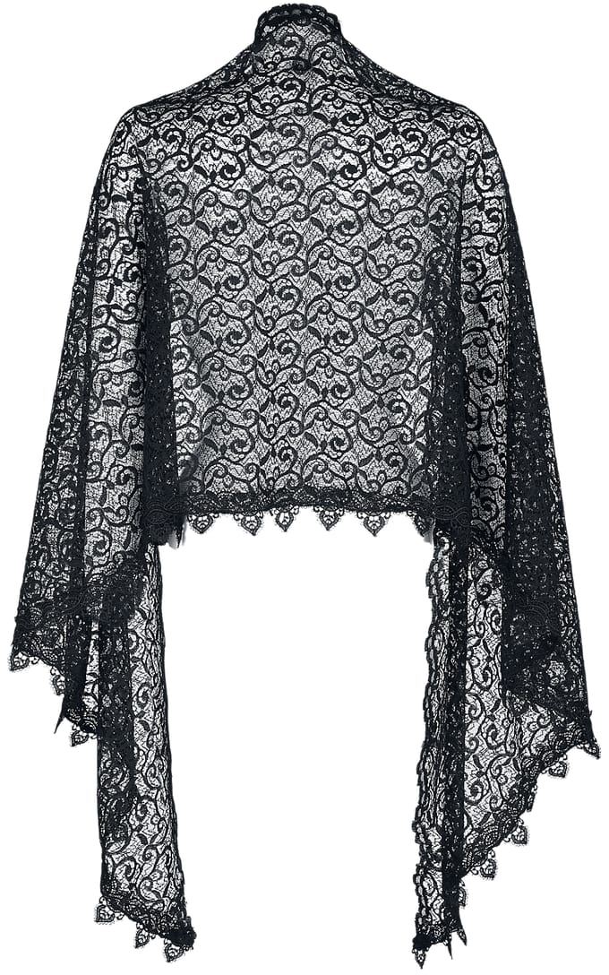 Sinister Gothic - Rockabilly Doek - Gothic Scarf - voor Vrouwen - zwart