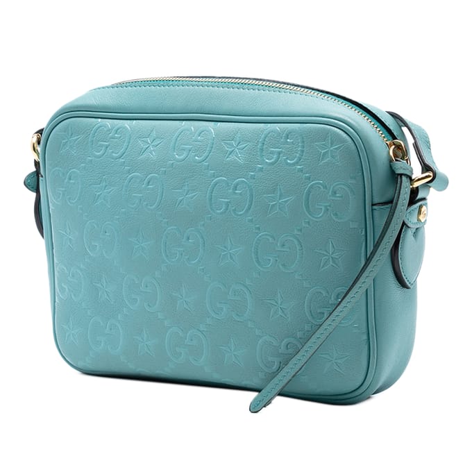 Tweedekans Gg Star Geëmbosd Leren Crossbody