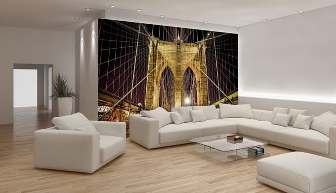 Brooklyn Bridge New York Photo Wallcovering