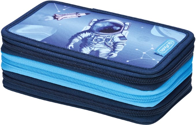 Herlitz etui TriCase 'Cosmic Explorer', 31-delig gevuld