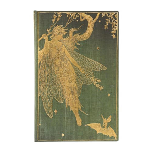 Paperblanks bullet journal, olive fairy, hardcover, formaat maxi 13,5 x 21 cm, dotted