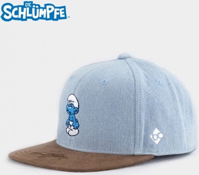 De Smurfen BAVARIAN CAPS - Snapback Cap - Moppersmurf - 56 cm