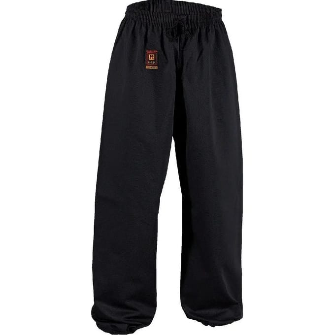 Kinder kimono kung fu broek Danrho Schwarz