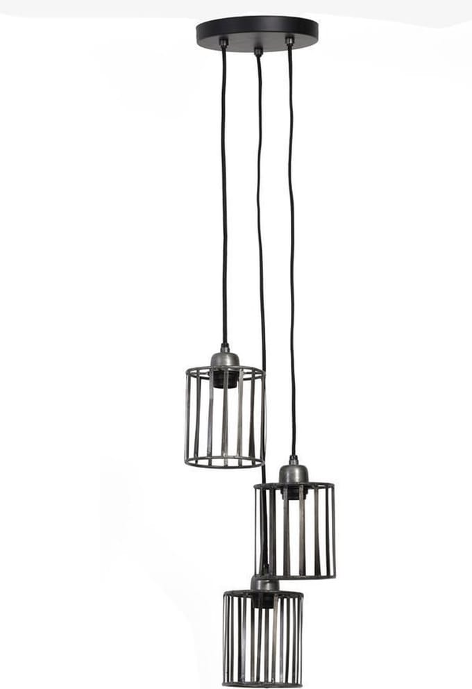 Light & Living Hanglamp DYNTHE - antiek zink