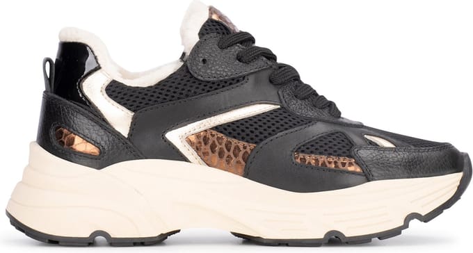 Poelman TOKIO Dames Sneaker - Zwart