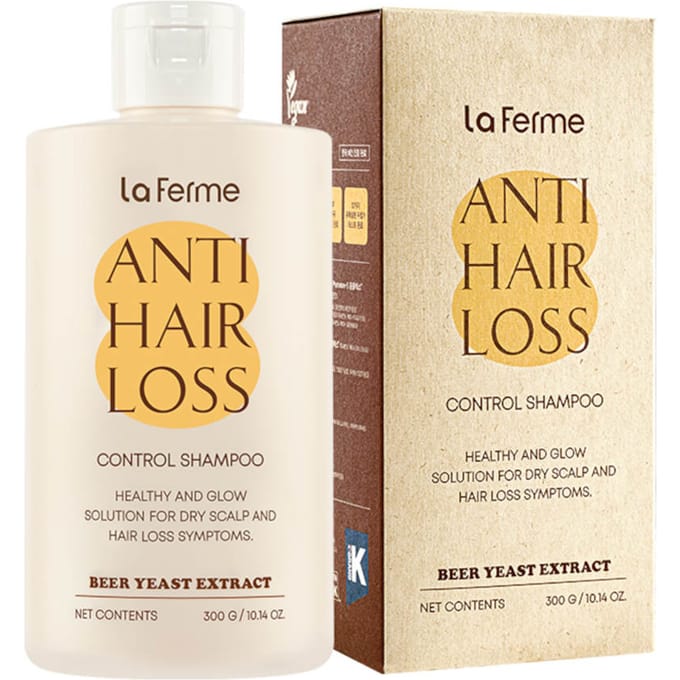 LAFERME - Shampooing Contrôle Anti-Chute de Cheveux, 300 ml