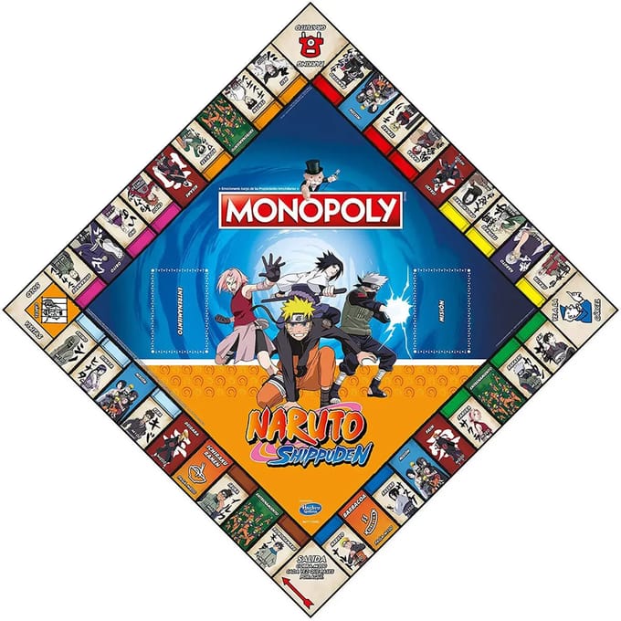 Monopoly bordspellen Eleven Force Naruto Shippuden