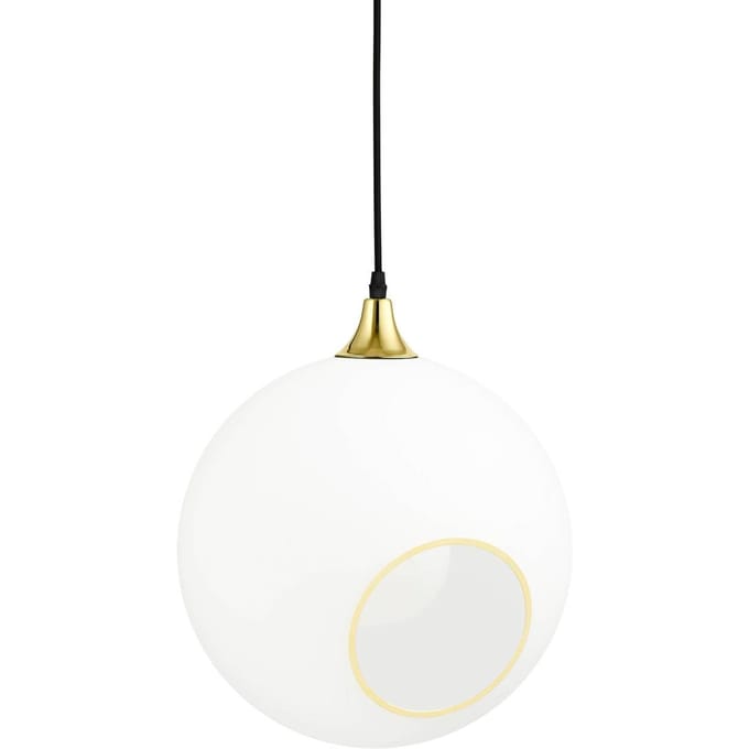 DESIGN BY US Hanglamp Ballroom XL, wit, Ø 32 cm, glas