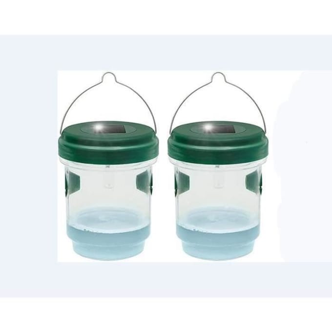 Piège à Mouche - CD14843 - Solaire - 2pcs - Anti-Insectes - Lumière LED