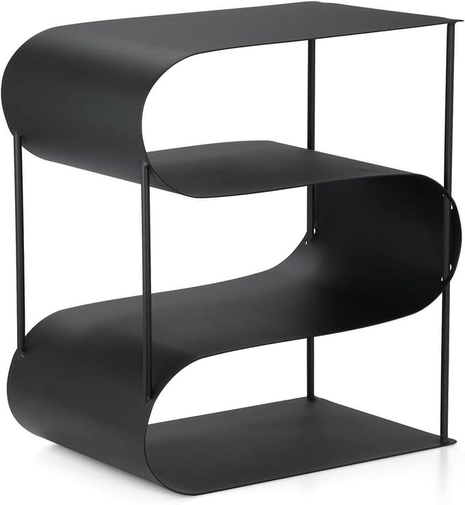 Moritz Metal Firewood Rack, Double S Shape, Firewood Rack, Stacking Aid, Wood Holder, Firewood Stand