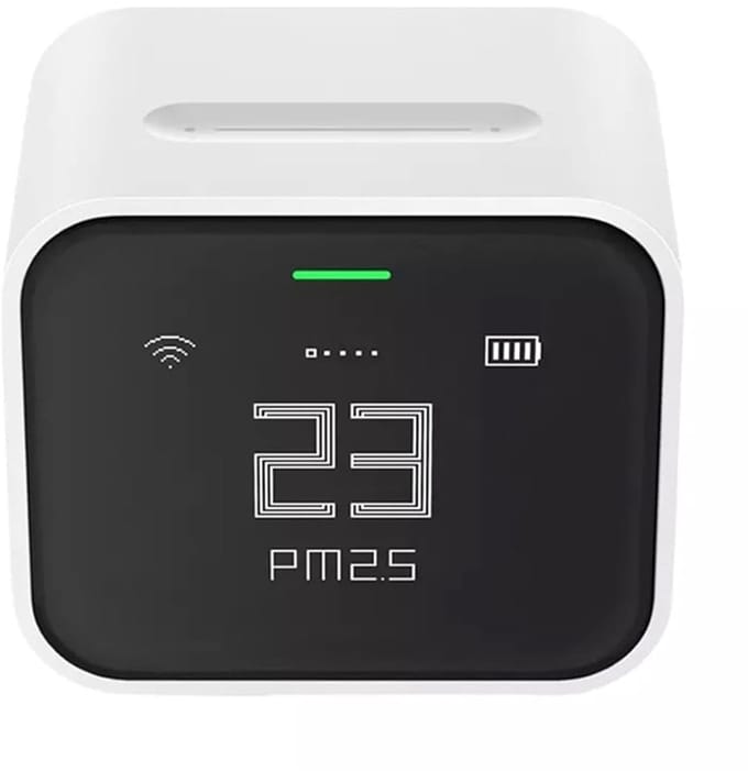 Luchtkwaliteitsmeter - CO2 monitor - Binnenlucht Meten - Met LCD Display - 500 gram - Universeel