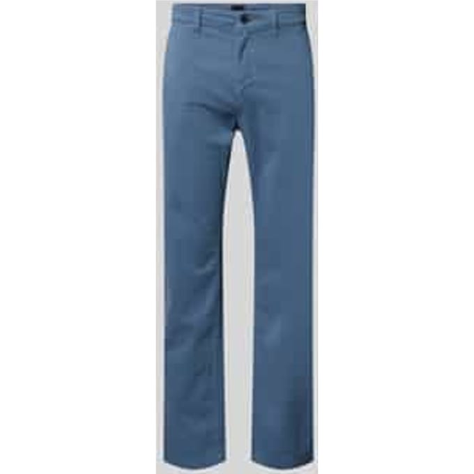 Regular fit chino van katoenmix