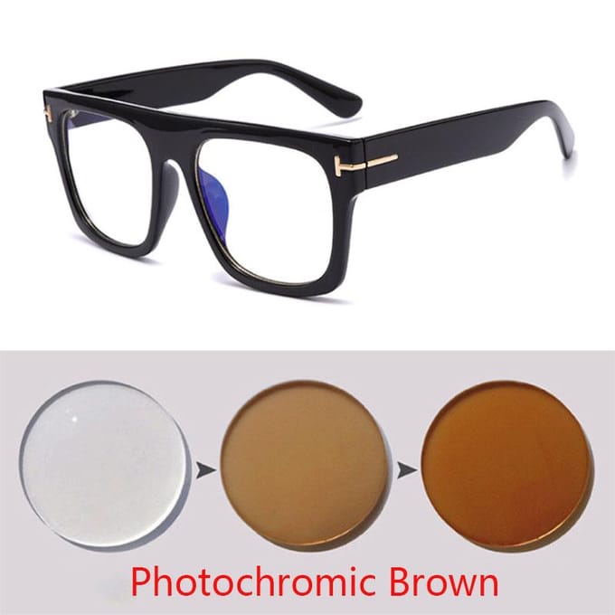 Oversized Brillen Heren Luxe Vierkant Groot Hyperopie Dames Leeszonnebril op Sterkte 0 +0.25 +0.5 +1.0 +2.0 +3.0 Tot +6.0 +4.5 black