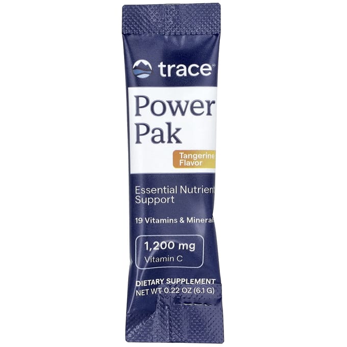 Trace, Électrolyte Stamina, Power Pak, Mandarine, 1 200 mg, 30 sachets, 5,2 g (0,18 oz) chaque