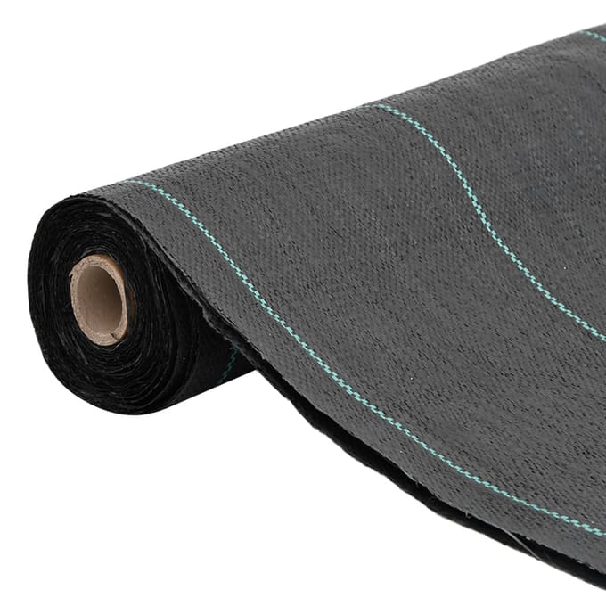 vidaXL - Worteldoek - 0,5x150 - m - polypropeen - zwart