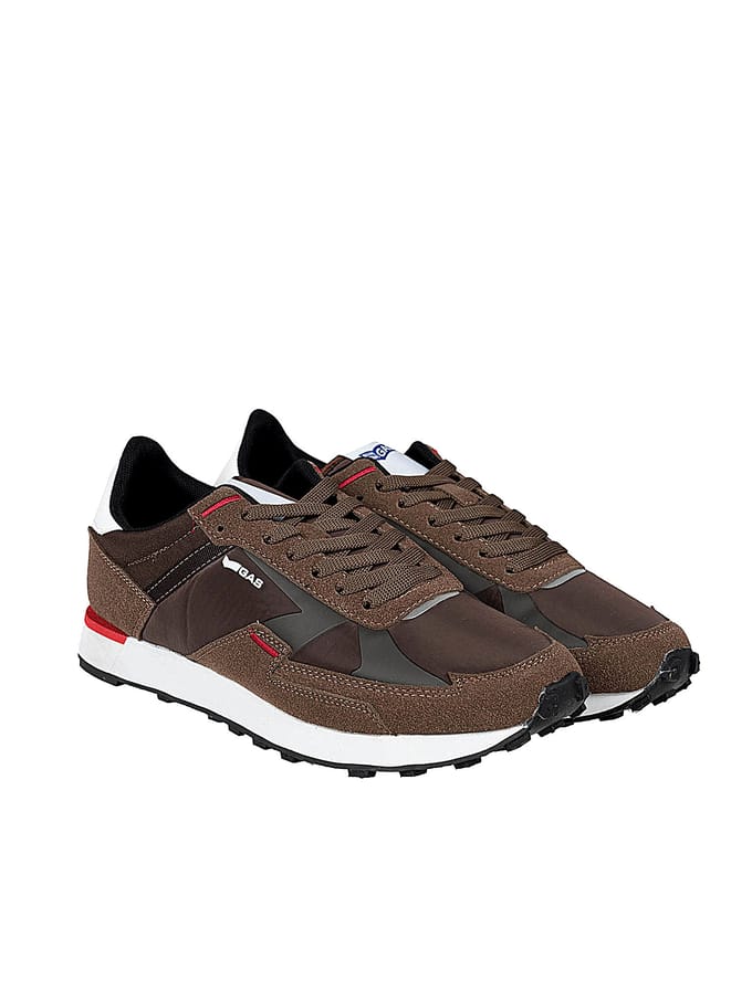 Gas Sneakers Wonder MIX Mannen bruin