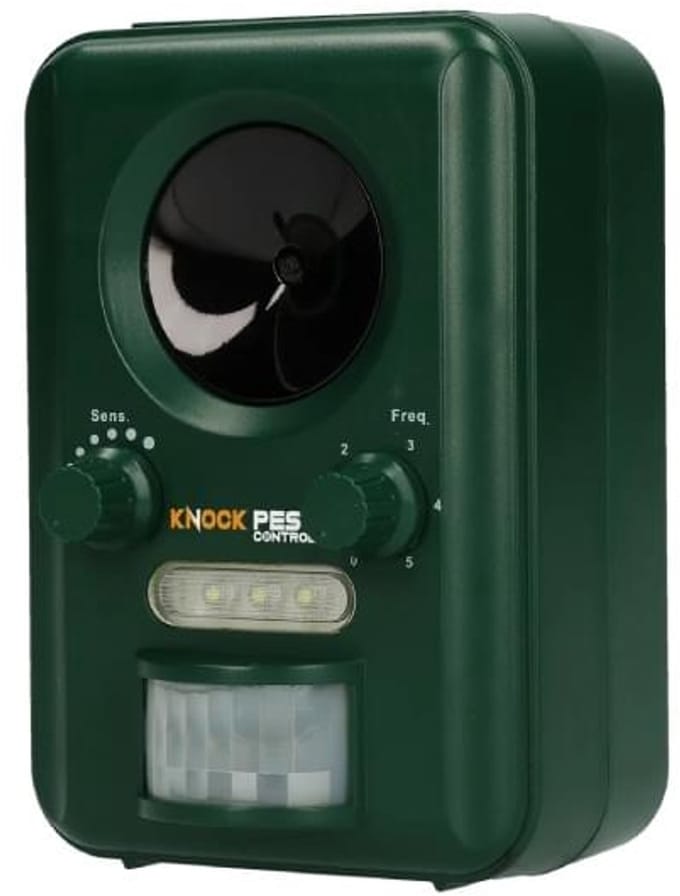 Knock Off Dierenverjager Solar - Effectieve Vogelverjager - Met gratis cheatsheet